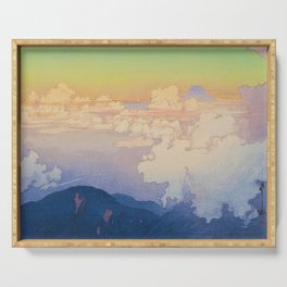 Japanese Painting Serving Trays Society6