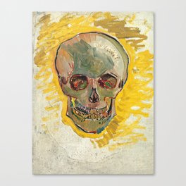 Skull by Vincent van Gogh, 1887 Canvas Print