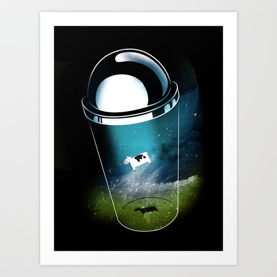Encounters of the Dairy Kind Art Print