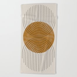 Perfect Touch  Mid Century Modern Beach Towel