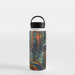 Skyline from the Future Water Bottle