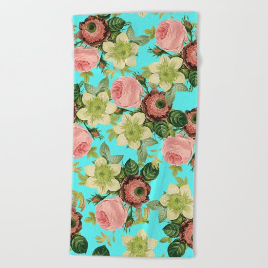 Hawaiian Flora #society6 #decor #buyart Beach Towel