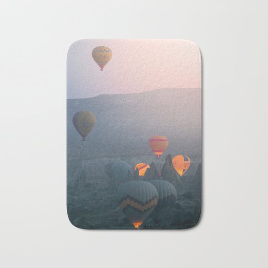 Balloons over Cappadocia Bath Mat