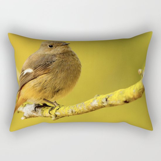 Yellow bird Rectangular Pillow