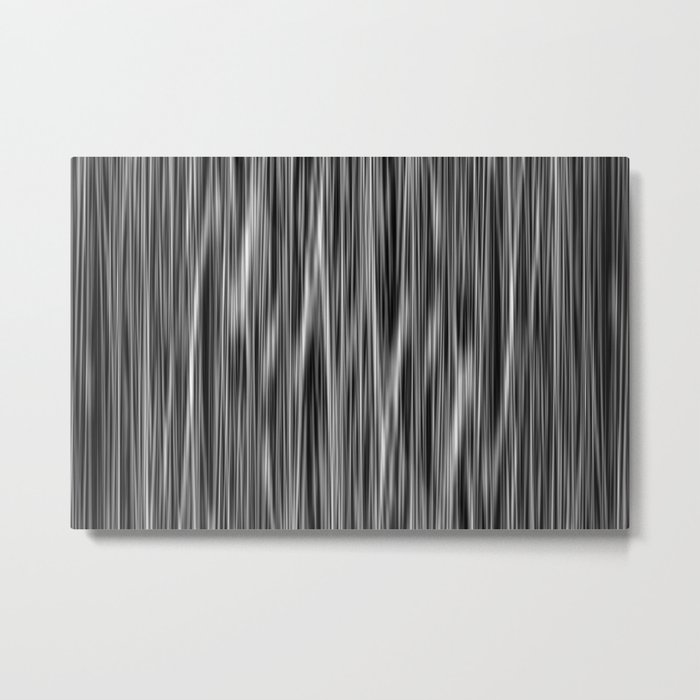 Ambient #6 in Grayscale Metal Print