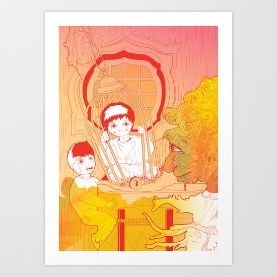 Hansel e Gretel 02 Art Print