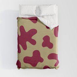 Abstract minimal shape pattern 7 Duvet Cover