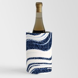Textured Marble - Indigo Blue Wine Chiller