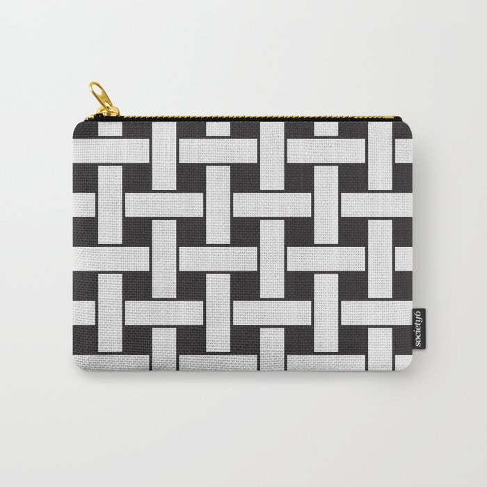 Plane Weave Seamless Pattern. Carry-All Pouch