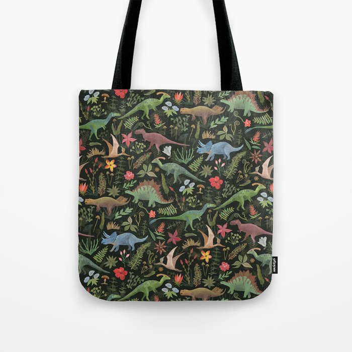Dinosaur Jungle Tote Bag