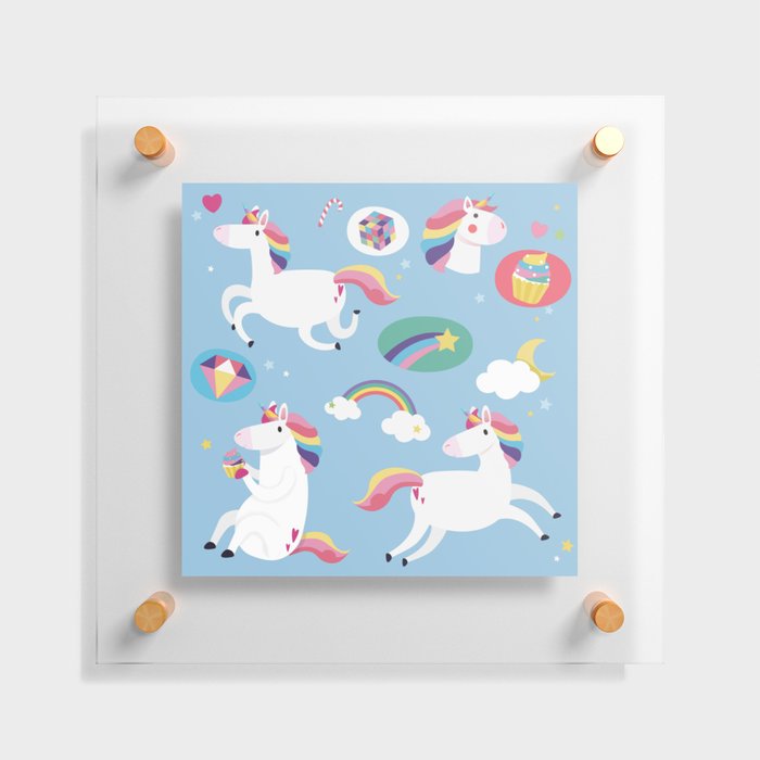 Unicorns Floating Acrylic Print