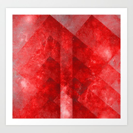 Ruby Nebulæ Art Print