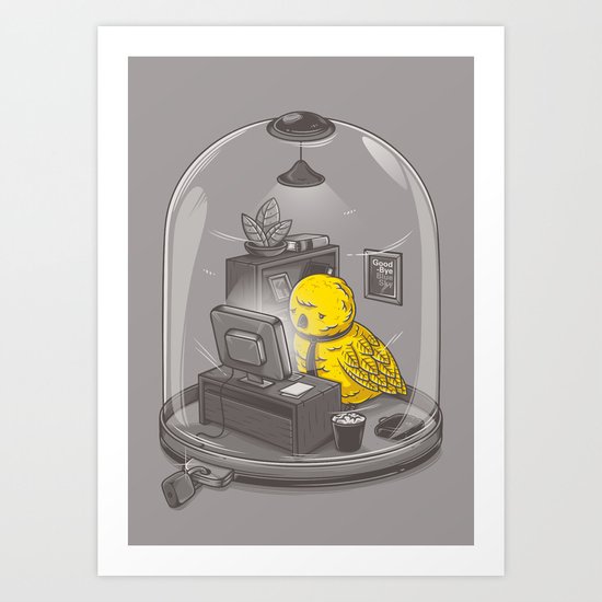 Get a job Art Print