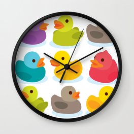 Ducks! Wall Clock