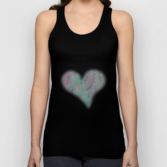 Pink and Blue Sand Unisex Tank Top