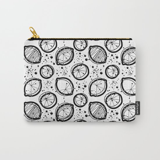 Atomic Lemonade_Black and White Carry-All Pouch
