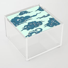 Japanese clouds pattern Acrylic Box