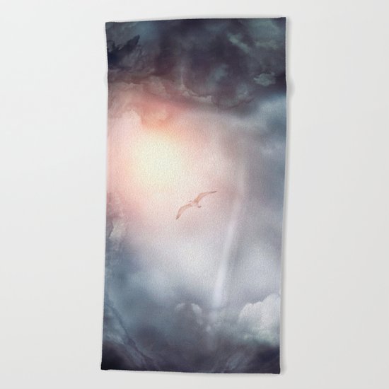 Magic in the Clouds VII Beach Towel