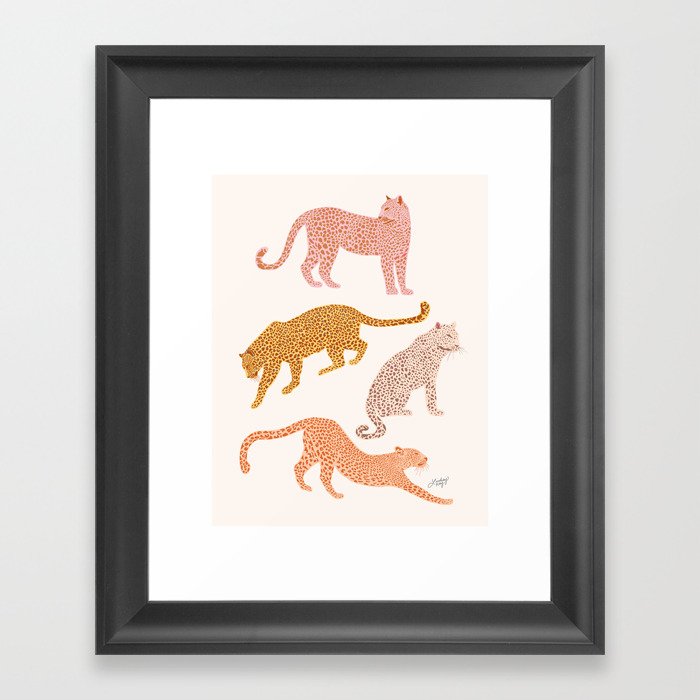 Leopards Framed Art Print