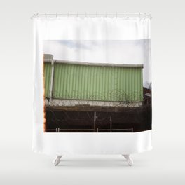 woodstock security Shower Curtain