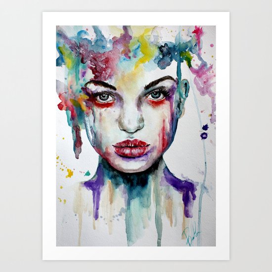 One Hour Watergirl Art Print