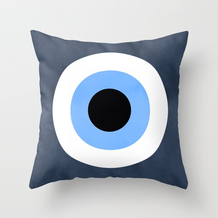 Evil Eye Throw Pillow