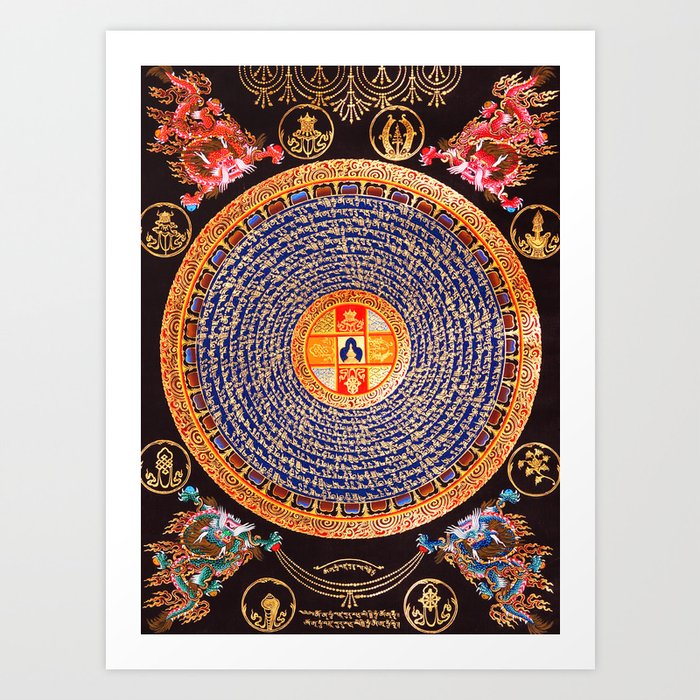 Buddhist Mandala 24 Art Print