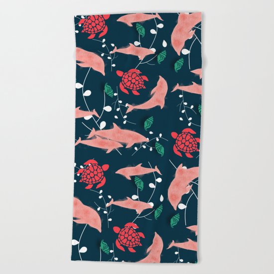 Dolphin Beach Towel