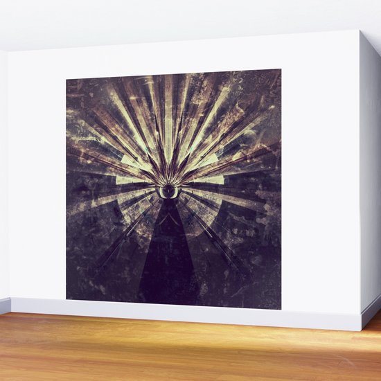 Geometric Art Sun Wall Mural By Nathanwii Society6