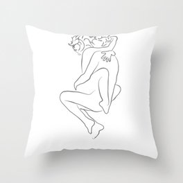 love and sex Throw Pillow