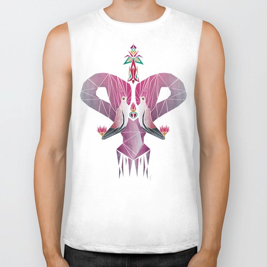 flamingo Biker Tank