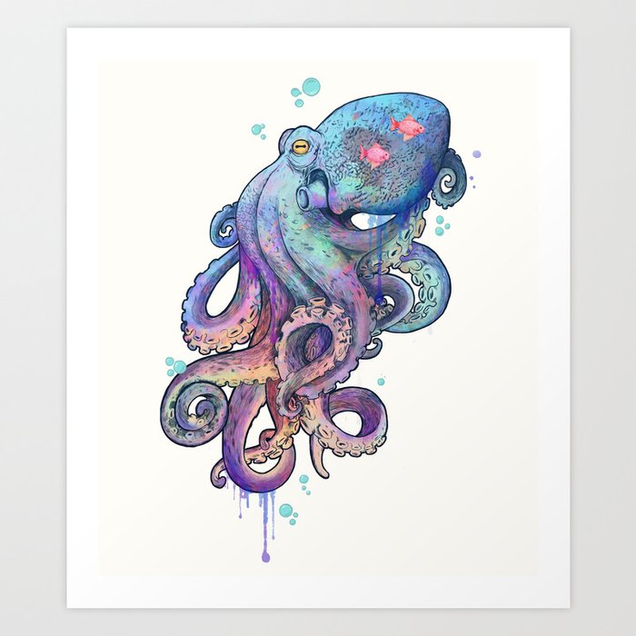 octopus  Art Print