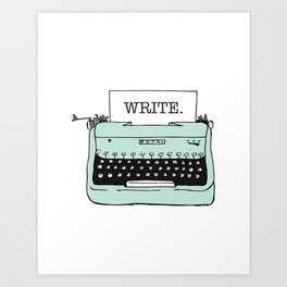 TYPE{WRITE}R Art Print