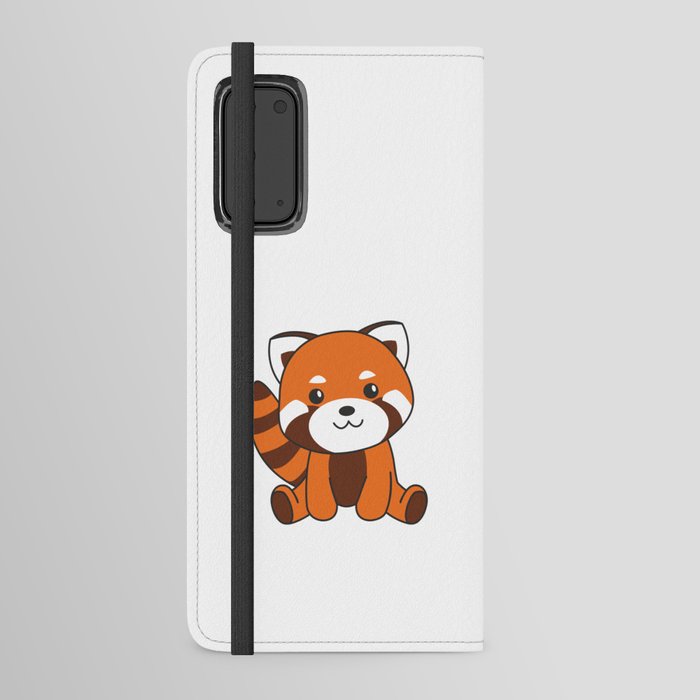 Red Panda Cute Animals For Kids Kawaii Android Wallet Case
