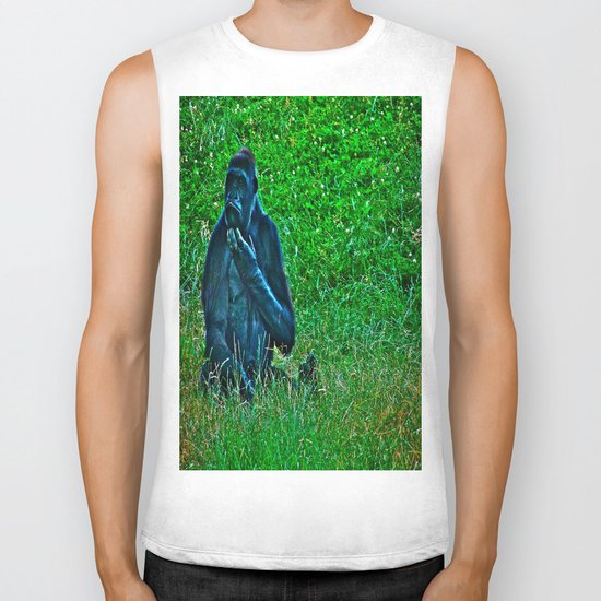 The Thinker Biker Tank