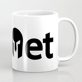 Helmet creative typography design  Coffee Mug