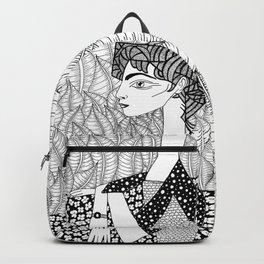 Picasso - Jacqueline with flowers Backpack