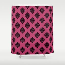 Victorian Baroque Pink Shower Curtain