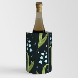 Lilies of the valley spring pattern Wine Chiller