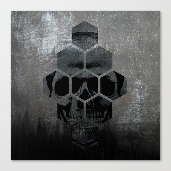 Skull texture Canvas Print