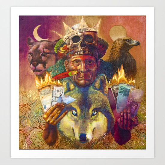El Samán de Güere Art Print