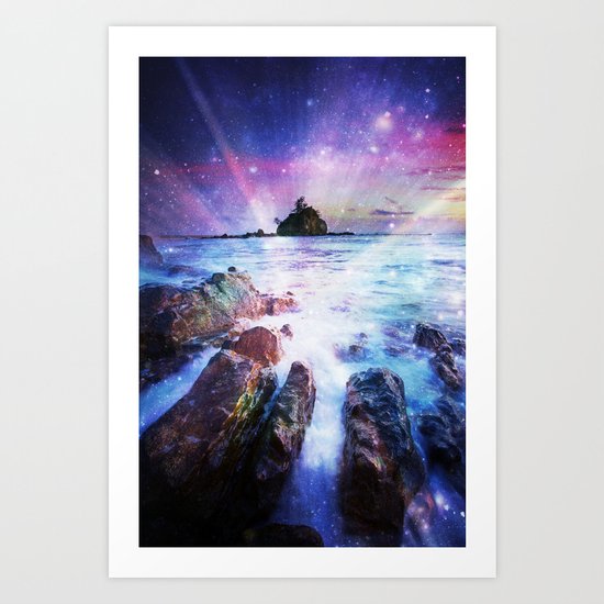 Mystical Lake Art Print