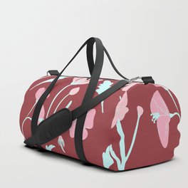 Be Your Own Red Flower Garden Duffle Bag