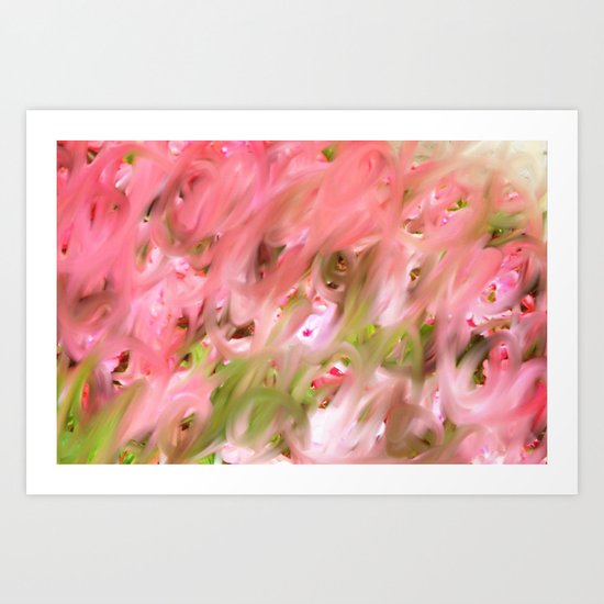 Flowers Field Art Print