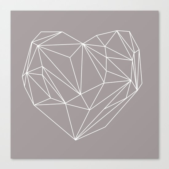 Heart Graphic Canvas Print