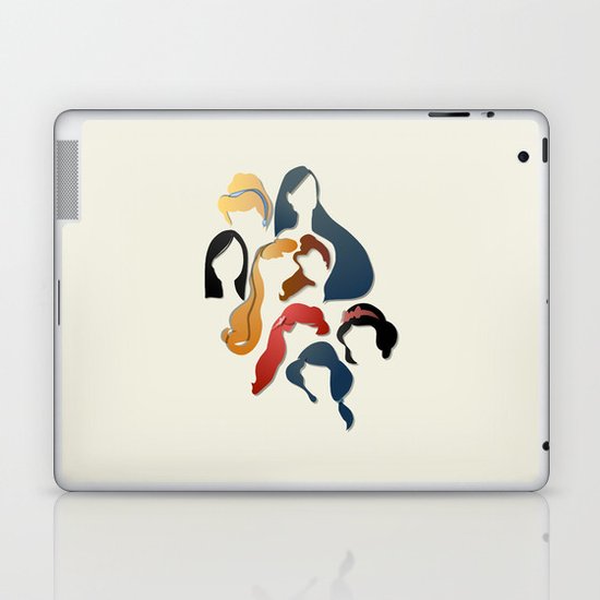 Royal Hair Laptop & iPad Skin