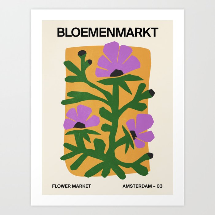 Flower Market III: Amsterdam | Matisse Edition Art Print