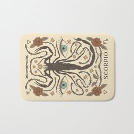 Scorpio, The Scorpion Bath Mat | Spell, Astrology, Horoscope, Witches, Witchcraft, Magical, Fortuneteller, Fortune, Astrologicalsign, Occult 
