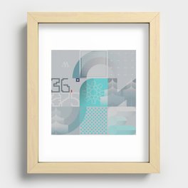 patch Recessed Framed Print