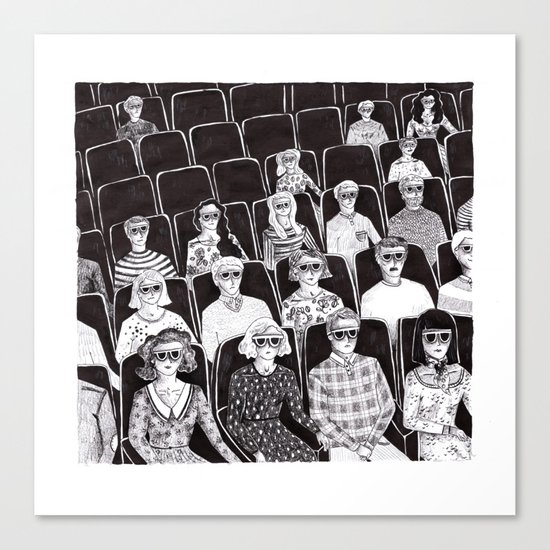 The movies Canvas Print